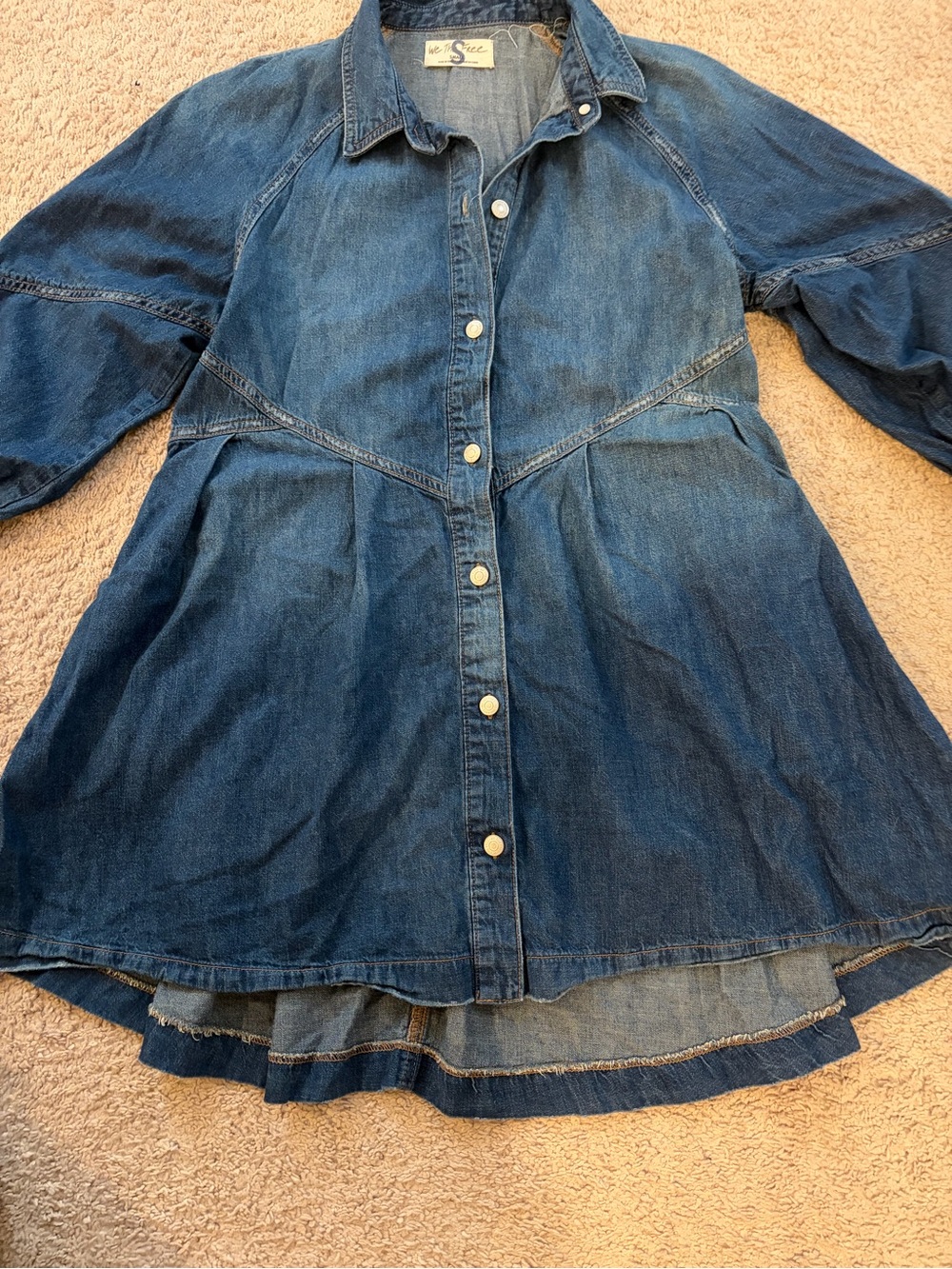 We The Free - Hannah Denim Mini Dress - Picture 5 of 6